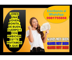 Trabajo Para Chica JÓVenes, CariÑOsas Y Bonitas Que Quieren Ganar Bien